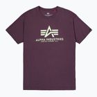 Мъжка тениска Alpha Industries Basic plum