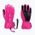 Детски скиорски ръкавици Reusch Ben fuchs purp/knockout pink