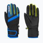 Детски скиорски ръкавици Reusch Duke R-Tex XT black/brilliant blue/safety yellow
