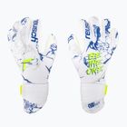 Детски вратарски ръкавици Reusch Pure Contact Silver Junior, бели 5372200-1089