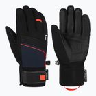Скиорски ръкавици Reusch Louis R-Tex XT black/dress blue/fluo red
