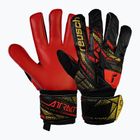 Вратарски ръкавици Reusch Attrakt Solid black/gold/fiery red