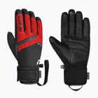 Мъжки скиорски ръкавици Reusch Booster Gore-Tex black/tango red