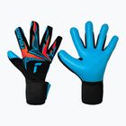 Вратарски ръкавици Reusch Attrakt Freegel Aqua black/shocking orange/aqua blue