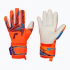 Детски вратарски ръкавици Reusch Attrakt Freegel Advance Junior shocking orange/blue