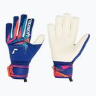 Детски вратарски ръкавици Reusch Attrakt Gold X NC Junior sharp blue/white/shocking orange