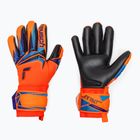 Детски вратарски ръкавици Reusch Attrakt Infinity Evolution NC Junior shocking orange/blue/black