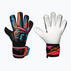 Вратарски ръкавици Reusch Attrakt Solid black/aqua blue/shocking orange