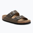 BIRKENSTOCK Arizona SFB LEOI Тесни избледнели джапанки в цвят каки