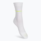 CEP Heartbeat дамски къси чорапи за бягане с компресия бели WP2CPC2