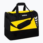 Спортна чанта ERIMA Six Wings Sports Bag With Bottom Compartment 35 l yellow/black