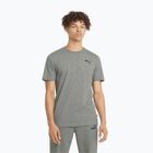 Мъжка тениска с лого PUMA Ess Small Tee средно сиво heather/средно сиво heather/котешка тениска