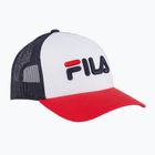 Бейзболна шапка FILA Beppu true red/bright white/medieval blue