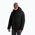 Мъжко водоустойчиво яке Jack Wolfskin Icecape 2L Down Ins Rds черно