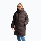 Дамско пухено дълго яке Jack Wolfskin Icy Hill Coat Rds  peat