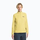 Дамски туристически суитшърт Jack Wolfskin Taunus Hz lemon ice