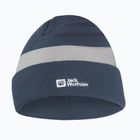 Детска зимна шапка Jack Wolfskin Stripy Knit midnight sky