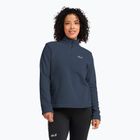 Дамски поларен суитшърт Jack Wolfskin Taunus 100 Half Zip midnight sky
