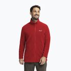 Мъжки поларен суитшърт Jack Wolfskin Taunus 100 Full Zip siren red