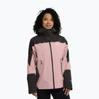 Дамско яке за дъжд Jack Wolfskin Rockpaw 3L rosegarden