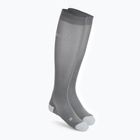 CEP Ултралеки сиви/светлосиви мъжки компресионни чорапи за бягане