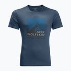 Мъжка тениска за трекинг Jack Wolfskin Peak Graphic blue 1807182_1383
