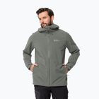 Мъжко дъждобранно яке Jack Wolfskin Highest Peak gecko green