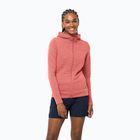 Дамско яке за трекинг Jack Wolfskin Modesto С качулка и избледняла роза