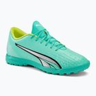 Мъжки футболни обувки PUMA Ultra Play TT electric peppermint/puma white/fast yellow