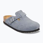 Чехли BIRKENSTOCK Boston Suede Leather stone blue