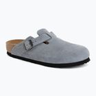 Чехли BIRKENSTOCK Boston Suede Leather stone blue
