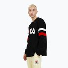 Мъжки суитшърт FILA Luohe Oversized Crew black