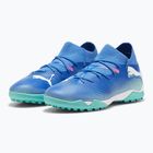 Детски футболни обувки PUMA Future 7 Match TT + Mid Jr bluemazing/puma white/electric peppermint