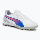 Футболни обувки Puma King Match TT puma white/bluemazing/flat light grey/sunset glow