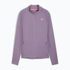 Дамски суитшърт за бягане PUMA Run For Her Ribbed Full Zip pale plum