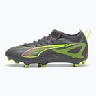 Детски футболни обувки PUMA Ultra 5 Match FG/AG Jr puma white/puma black/glowing red