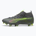 Мъжки футболни обувки PUMA Ultra 5 Match+ FG/AG matte aged silver/yellow alert/puma aged silver