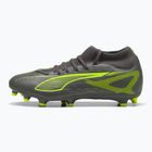 Мъжки футболни обувки PUMA Ultra 5 Play+ FG/AG matte aged silver/yellow alert/puma aged silver
