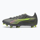 Мъжки футболни обувки PUMA Ultra 5 Match FG/AG matte aged silver/yellow alert/puma aged silver