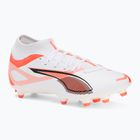 Мъжки футболни обувки PUMA Ultra 5 Play+ FG/AG puma white/puma black/glowing red