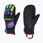 Детски скиорски ръкавици ZIENER Luron Aquashield PR Mitten multicolor
