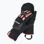Детски скиорски ръкавици ZIENER Luron Aquashield PR Mitten black/pink vani