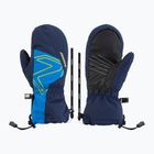 Детски скиорски ръкавици ZIENER Lavalino-Z Aquashield AW Mitten dark navy/cobalt blue