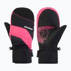 Детски скиорски ръкавици ZIENER Luuki-Z Aquashield black/pop pink