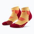 CEP Мъжки чорапи за компресия Run Low Cut 5.0 marigold/burgundy