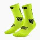 Мъжки компресионни чорапи CEP Run Mid Cut 5.0 lime/black