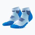 Мъжки компресионни чорапи CEP Run Low Cut 5.0 blue/ice