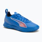 Детски футболни обувки PUMA Ultra 6 Play It Jr ултра синьо/пума бяло/светло червено