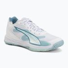 Обувки за хандбал PUMA Accelerate Pro 4 Game On puma white/baltic sea blue/fresh water