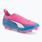 Детски футболни обувки PUMA Ultra 6 Pro Jr FG/AG poison pink/puma wht/sunstream/bright aqua/puma blk